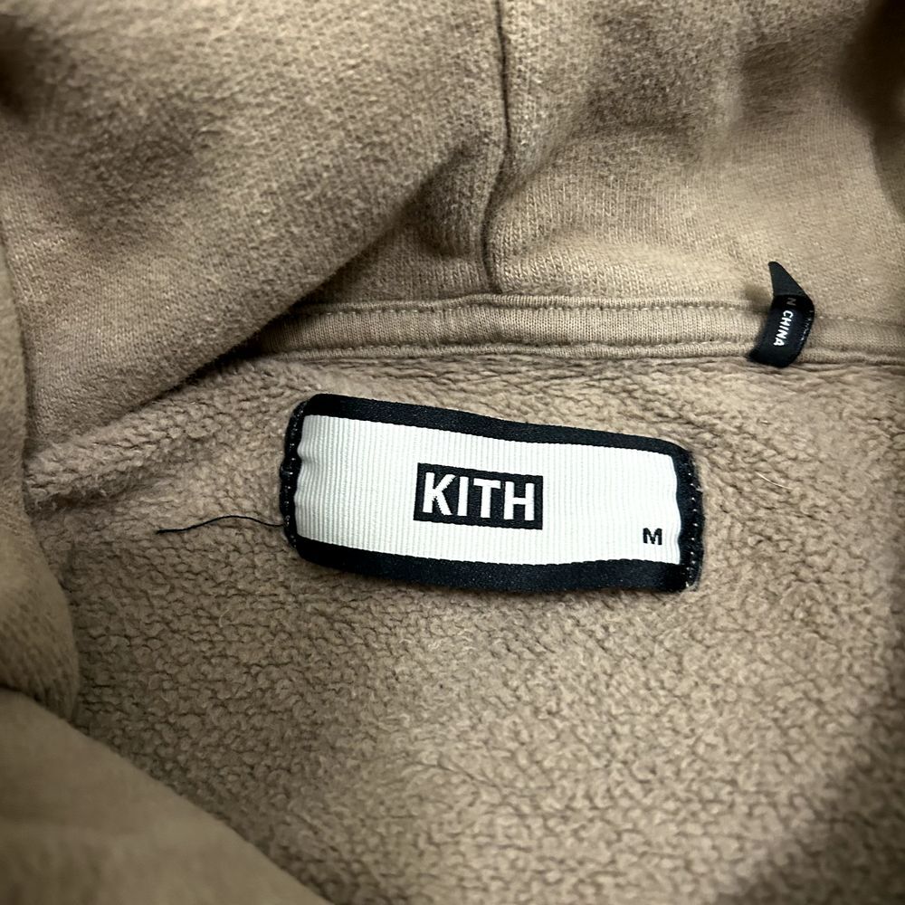 Kith Hoodie Medium Beige Pullover Sweatshirt Sweater Streetwear Cotton Adult - Picture 7 of 9
